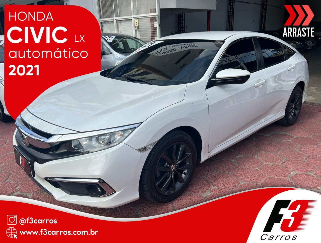 48bc48d5 d331 4e8f ae60 7aa187e8020d - Honda Civic LX 2021 Automatico (63.000km)