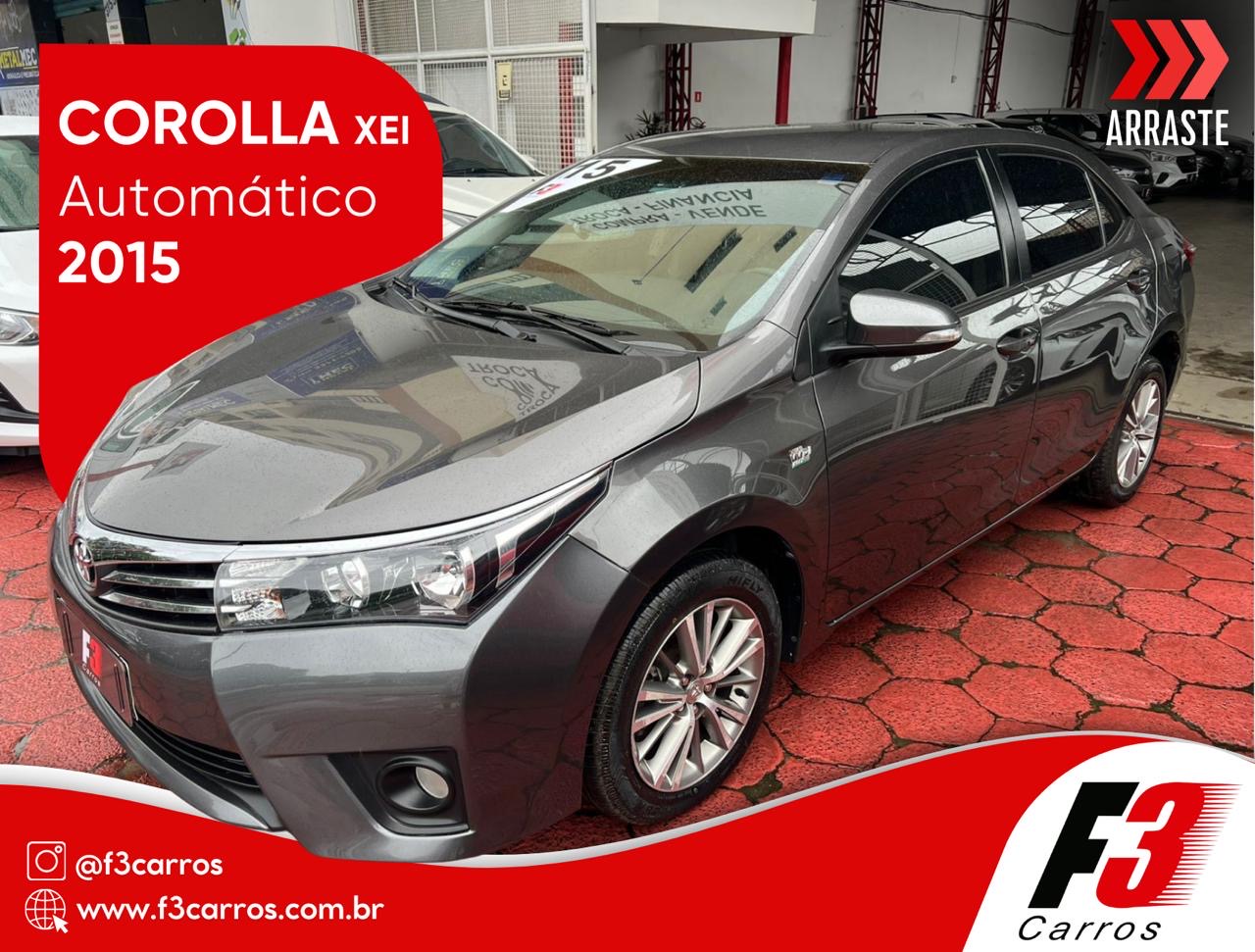 93caba02 d7b9 4025 ab65 3fc8df713579 - Corolla XEI 2015 Automatico (107.000km)