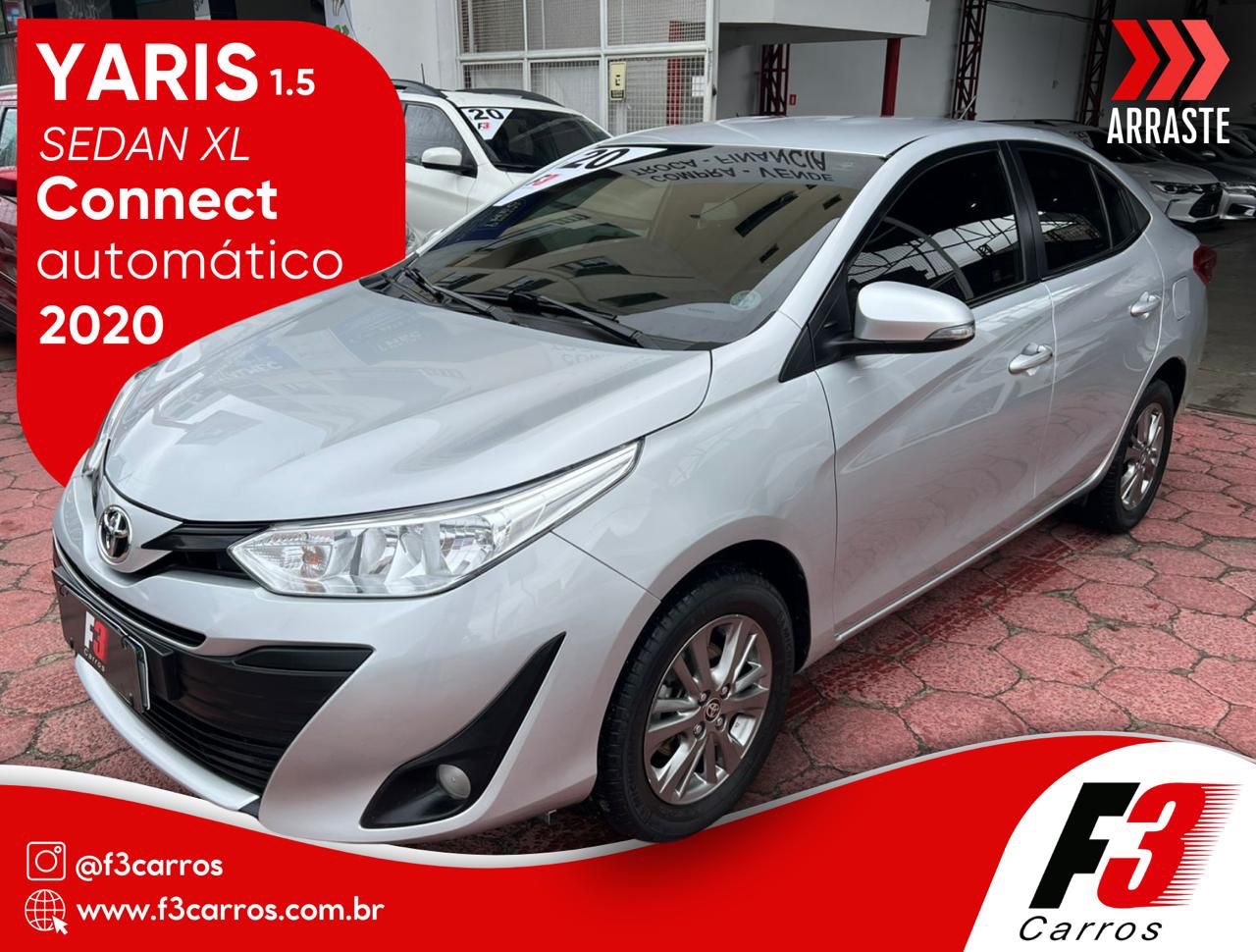 cd5604bc 57c3 4504 8d78 254336d95914 - Yaris Sedan XL 1.5 Connect 2020 Automatico (71.000km)